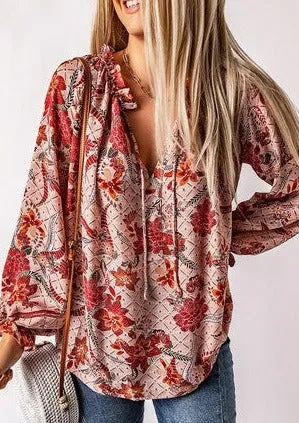 Floral Print Blouse