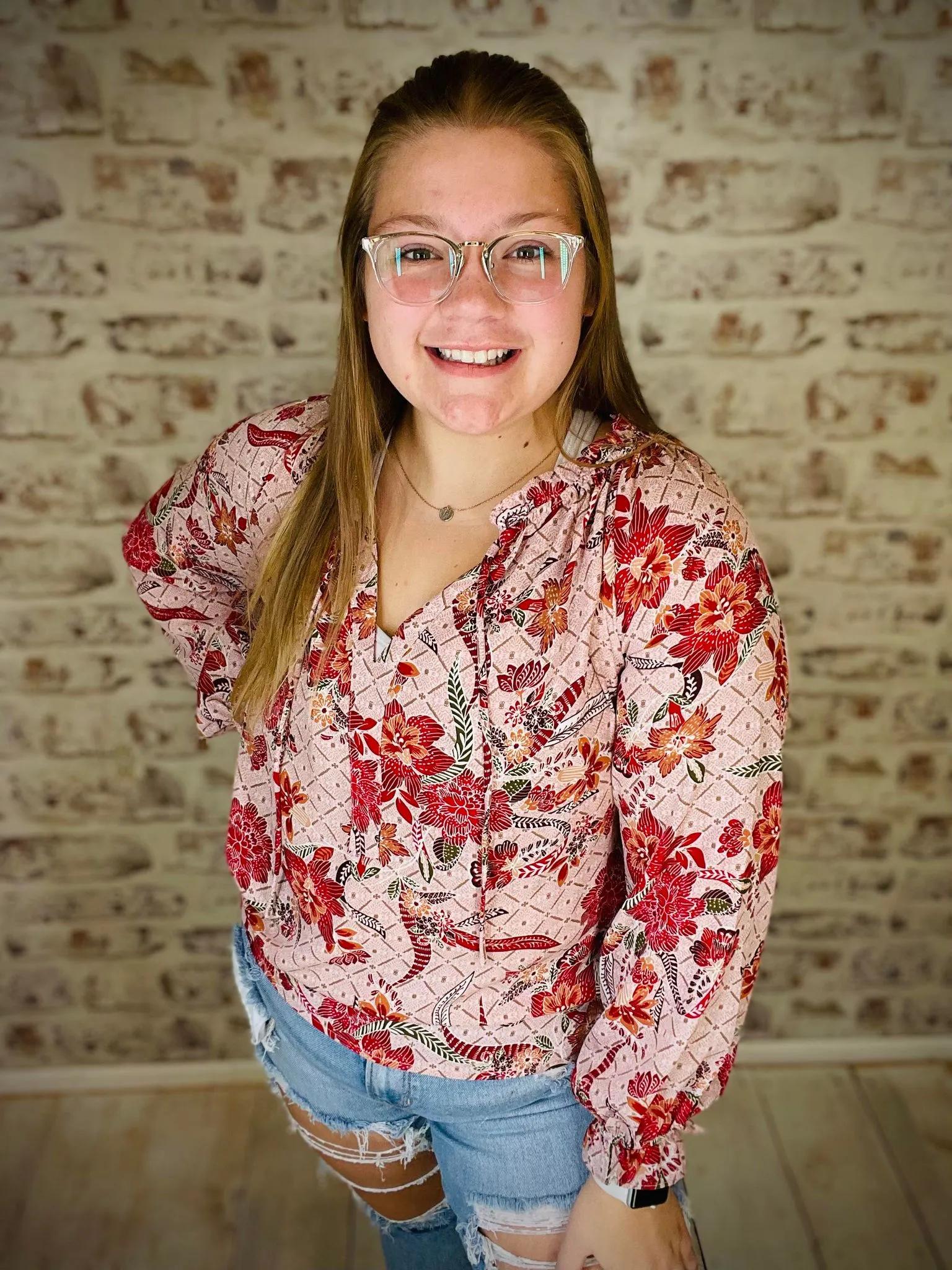 Floral Print Blouse