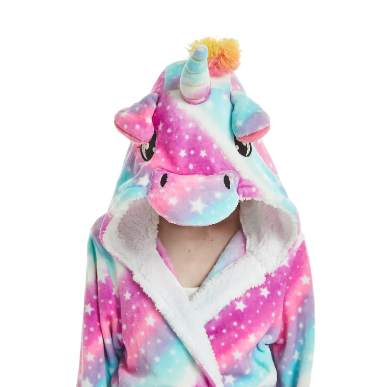 Galaxy Starry Sky Unicorn Adult Bathrobe