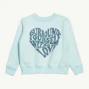 Girls Love Print Sweatshirt