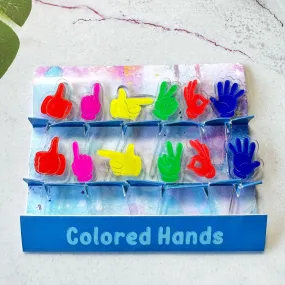 Hand Signs Acrylic Food Picks