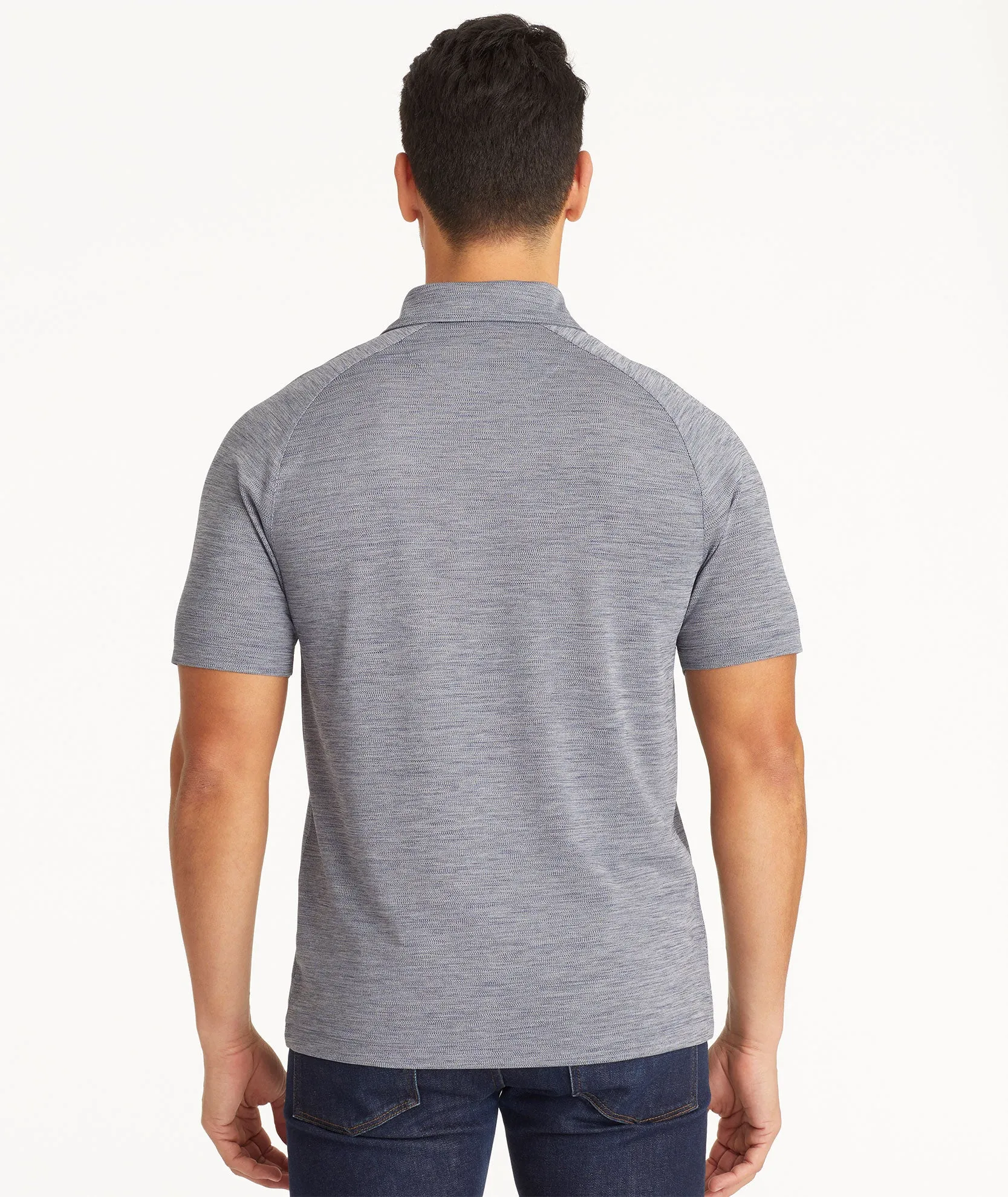 Heathered Performance Polo