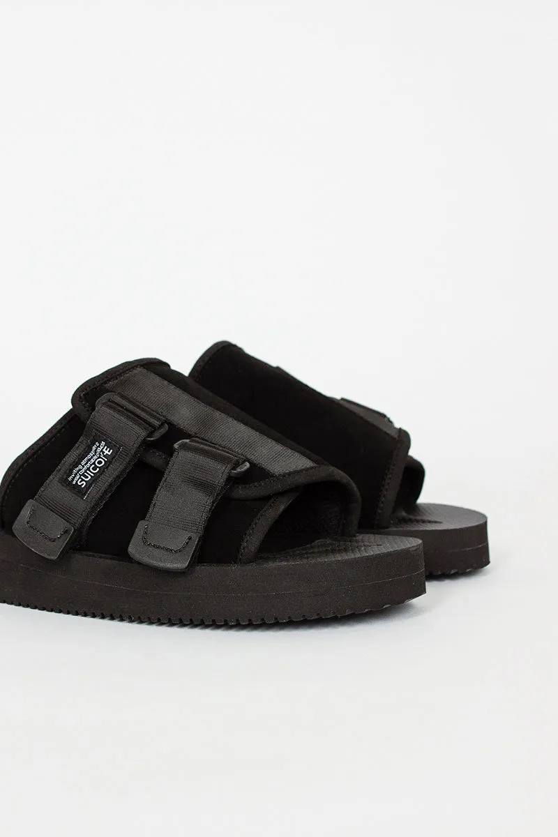 KAW-VS Suede Sandal Black