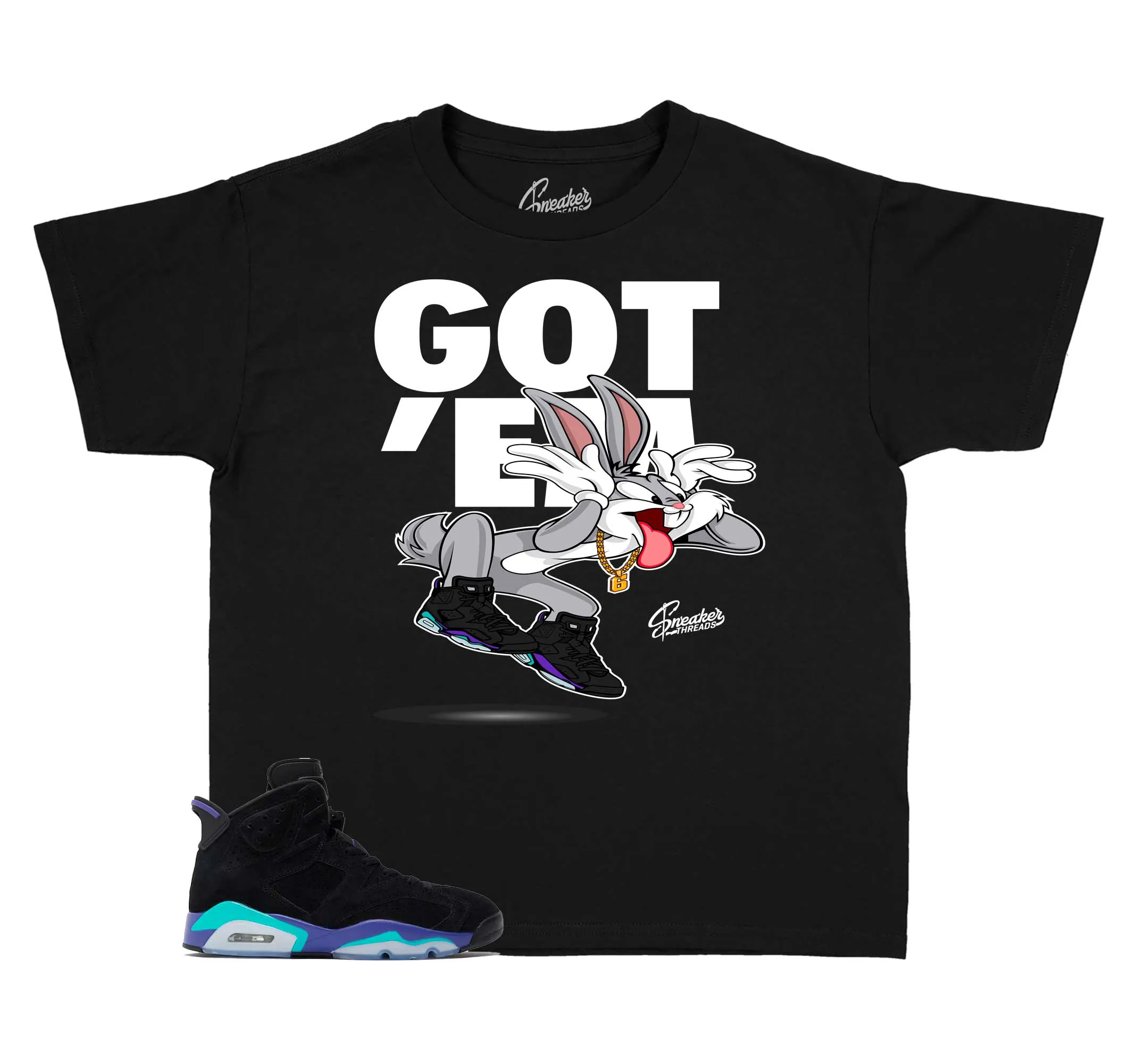 Kids - Aqua 6 Copped Em Shirt