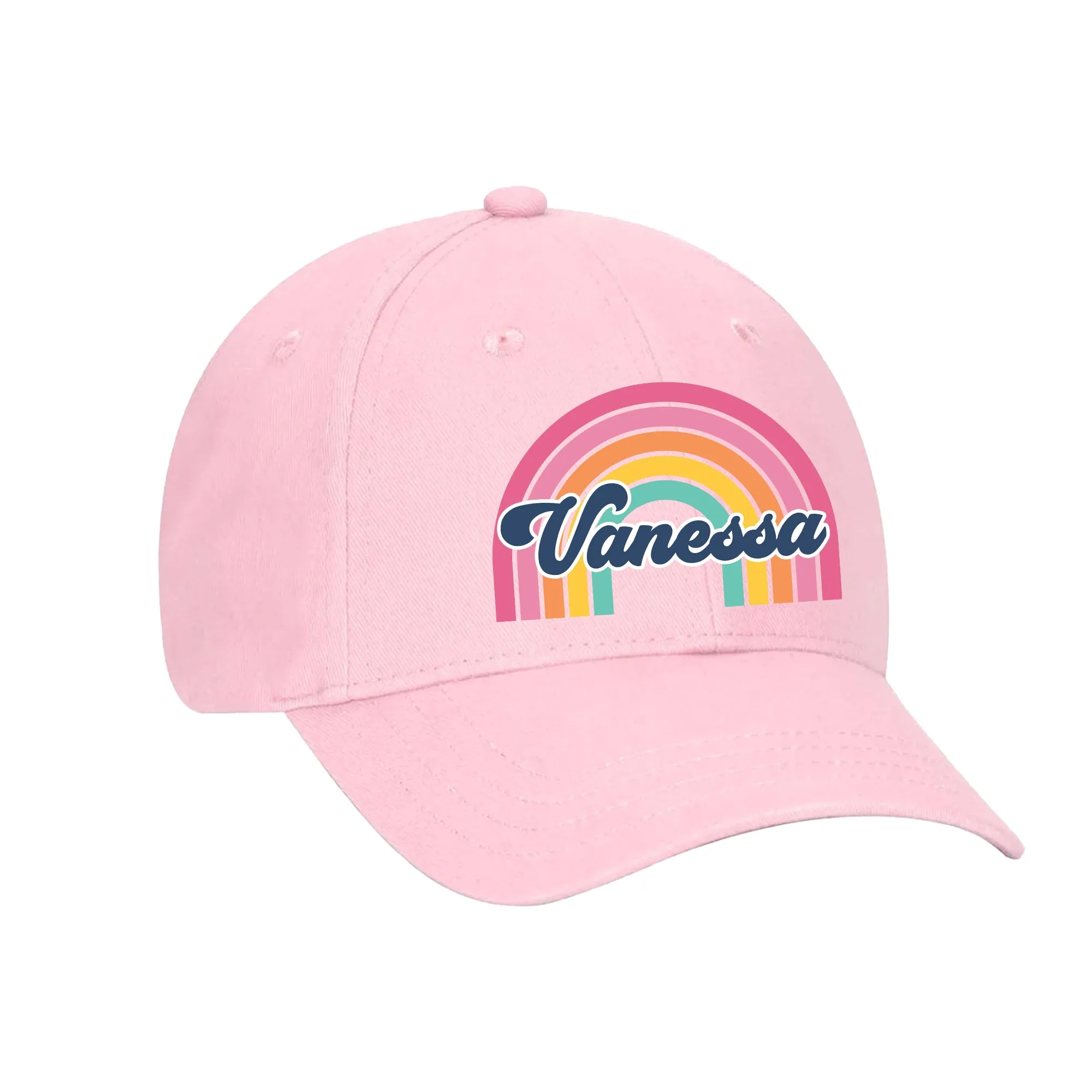 KIDS Personalized Hat - Rainbow Name