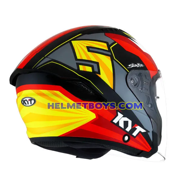 KYT NFJ Motorcycle Sunvisor Helmet JAUME MASIA 2019