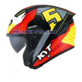 KYT NFJ Motorcycle Sunvisor Helmet JAUME MASIA 2019