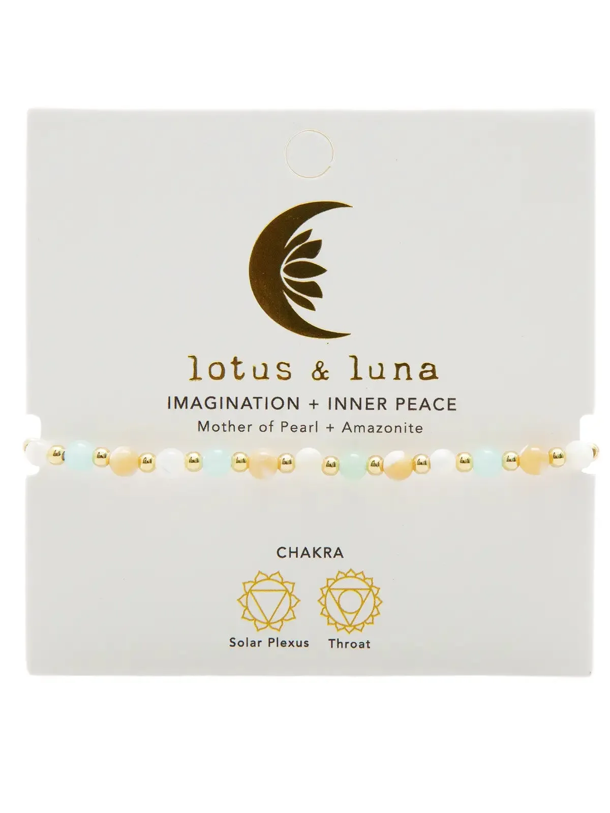 Lotus & Luna Imagination & Inner Peace 4mm Healing Bracelet