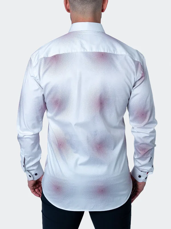 Maceoo Stretch Shirt | Fibonacci Radius White