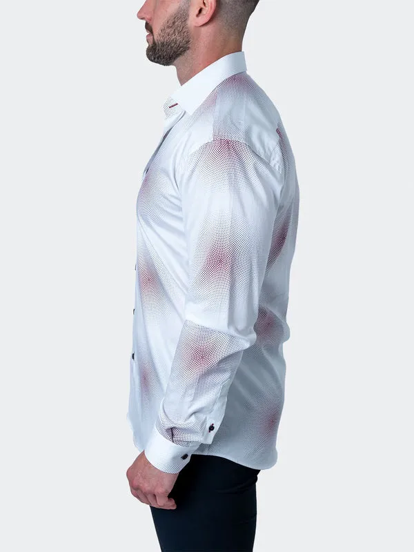 Maceoo Stretch Shirt | Fibonacci Radius White