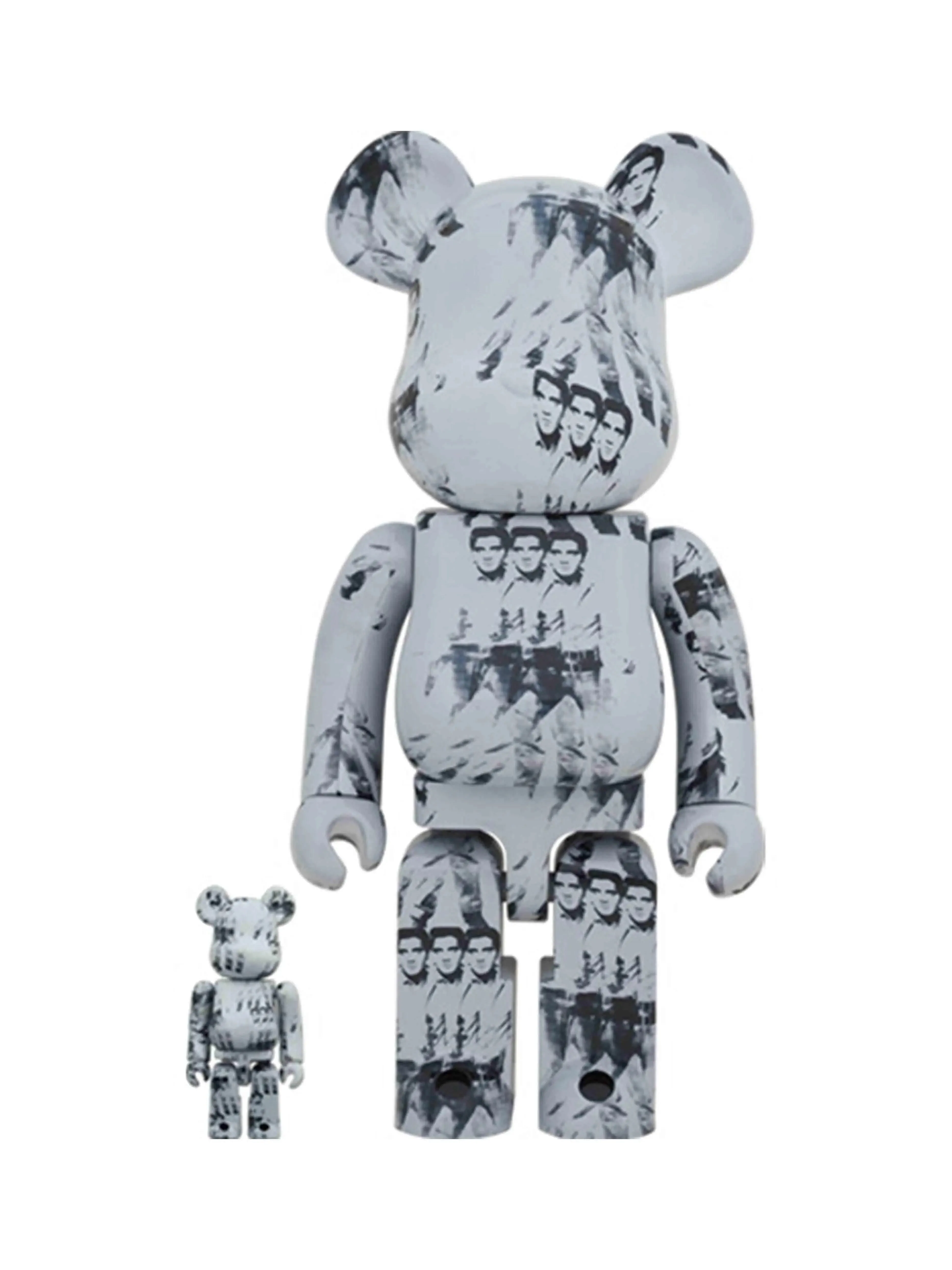 Medicom Toy Be@rbrick Andy Warhol Elvis Presley 100% & 400% Set