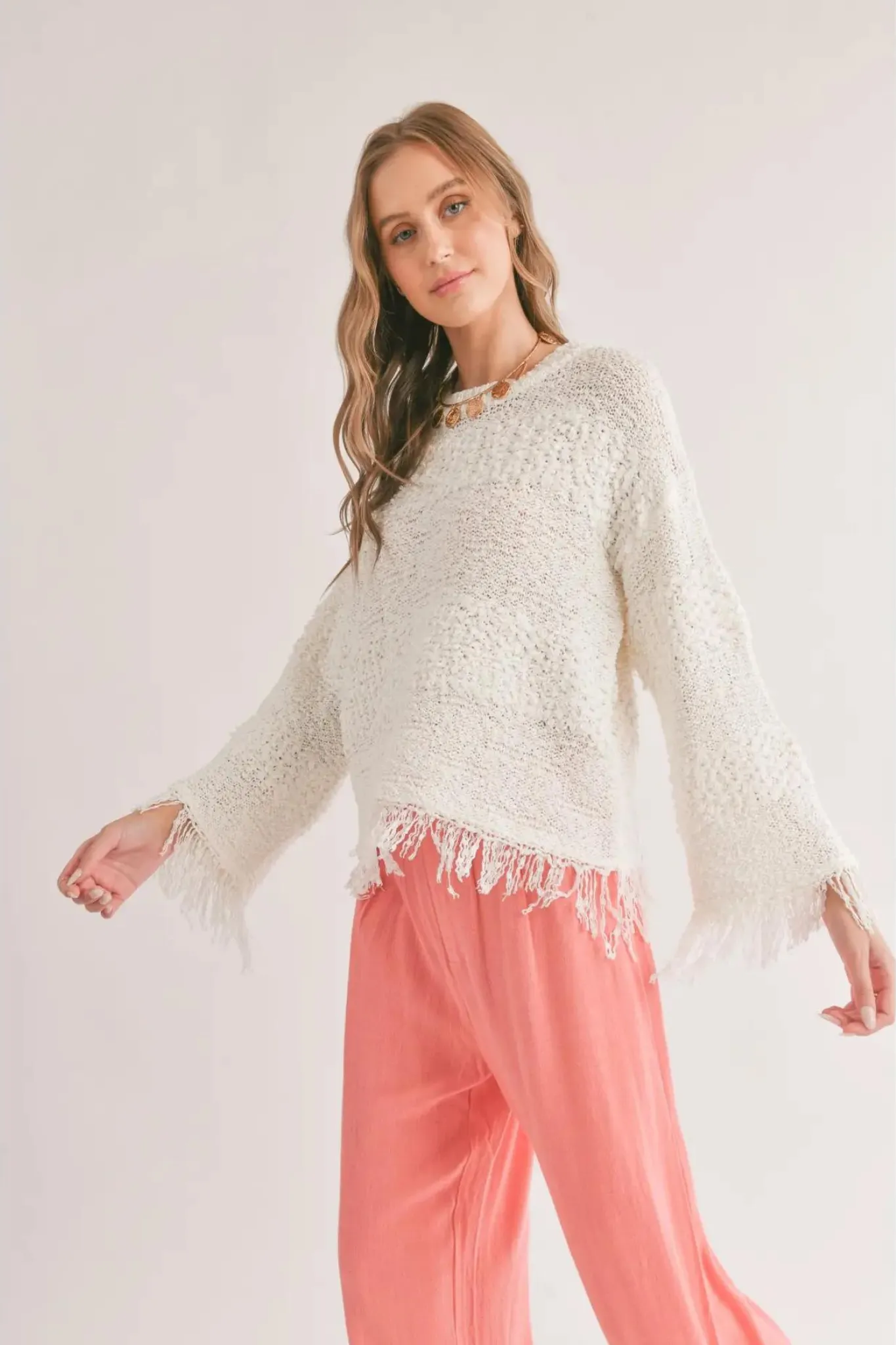 Mel Fringe Sweater