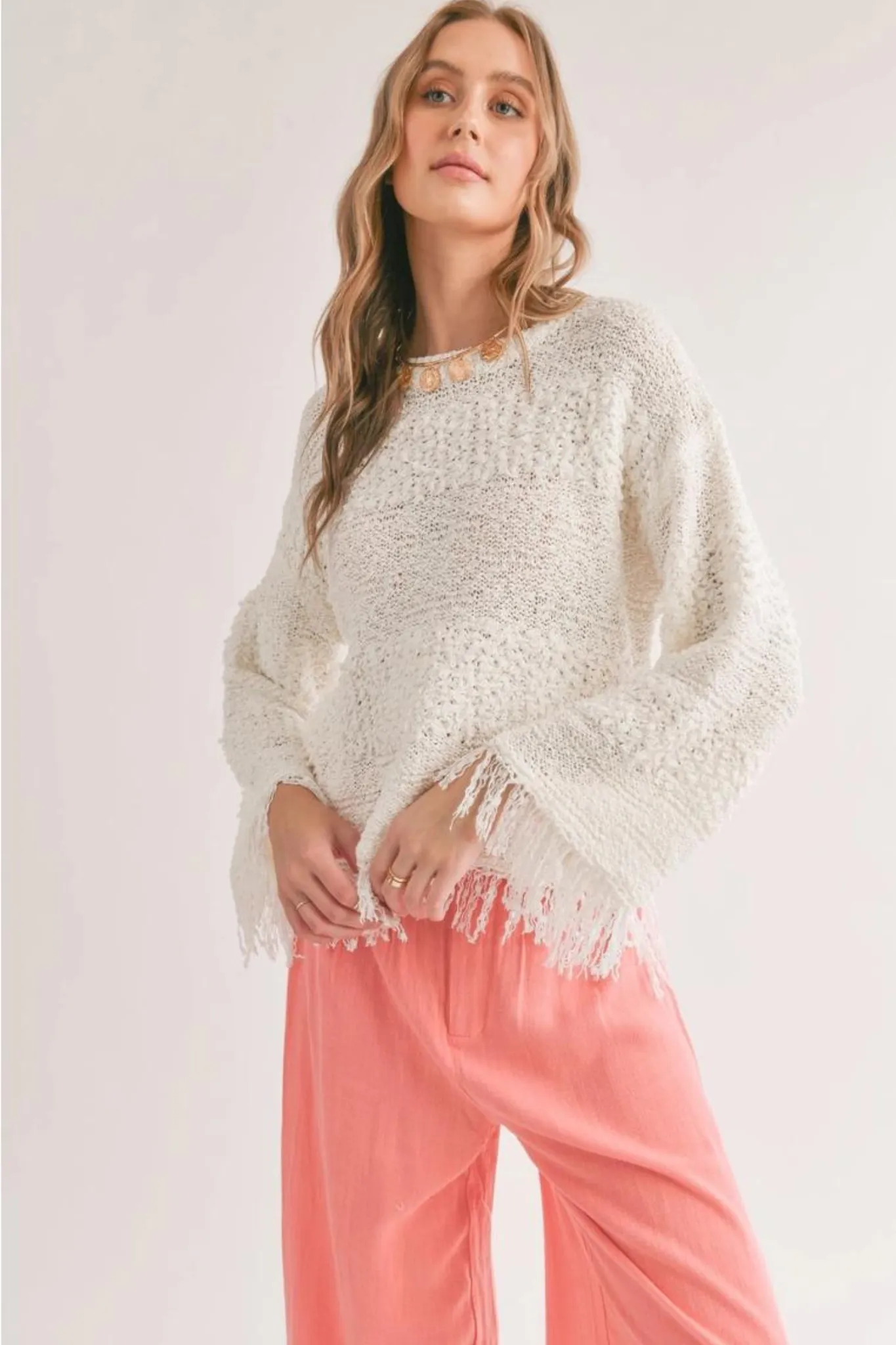 Mel Fringe Sweater