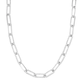 MELINDA MARIA | Carrie Pavè  Chain Necklace