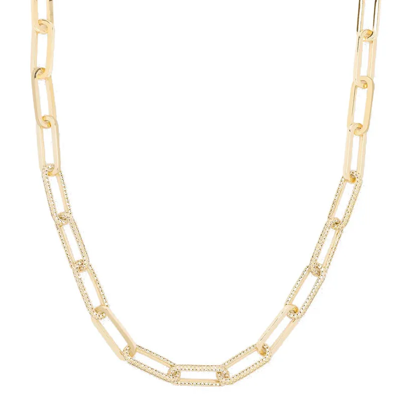 MELINDA MARIA | Carrie Pavè  Chain Necklace