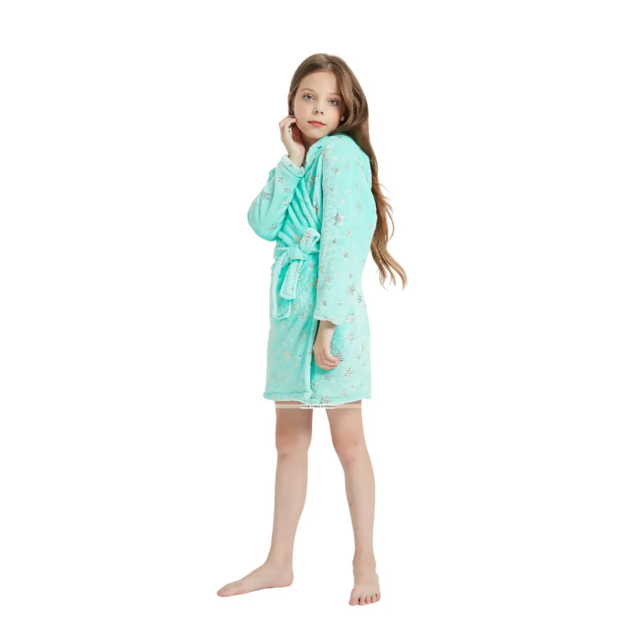 Mint Unicorn Kids Bathrobe