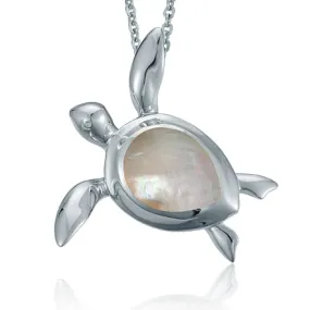 Mother of Pearl Hilo Honu Pendant