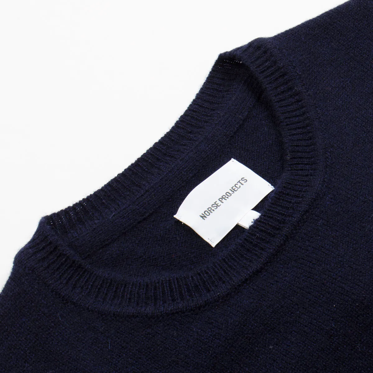 Norse Projects - Sigfred Lambswool Sweater - Dark Navy