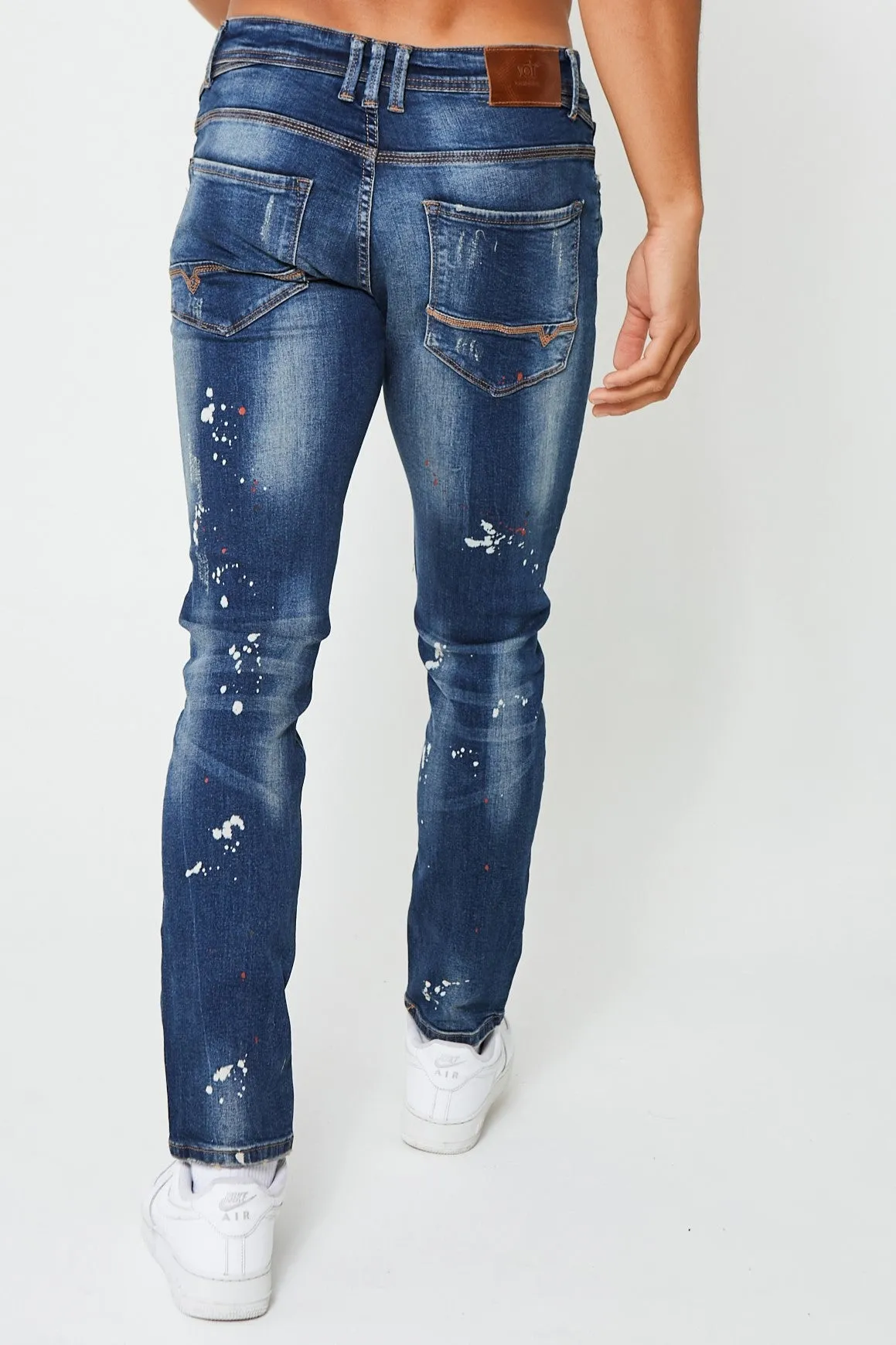 Ormond Tapered Jean - Mid Blue