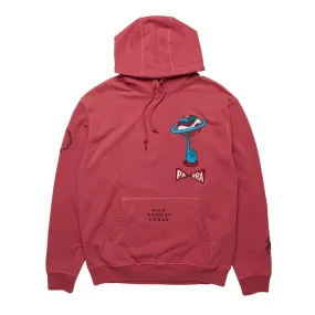 Parra World Balance Hooded Sweatshirt - Coral