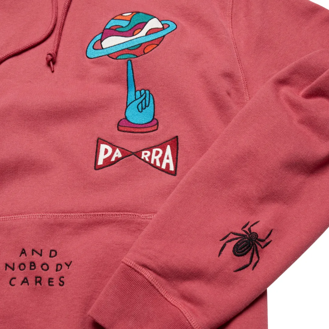 Parra World Balance Hooded Sweatshirt - Coral