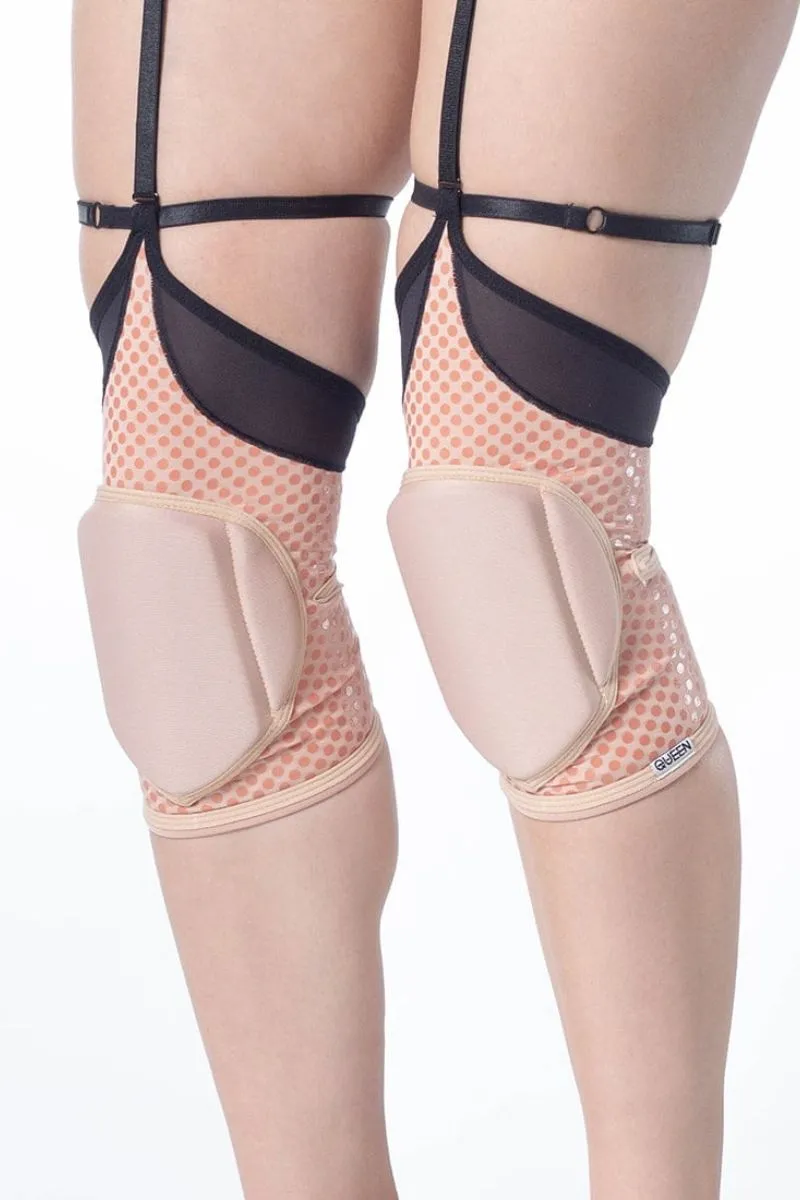 Queen Grippy Kneepads – Latte Fire