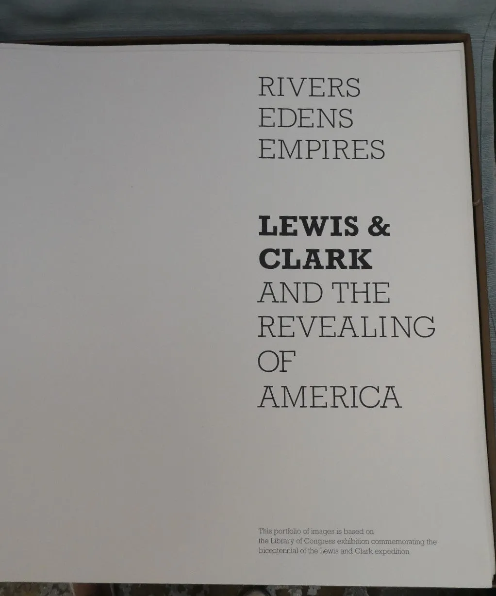 "Rivers, Edens, Empires: Lewis & Clark and the Revealing of America" Exhibition Folio