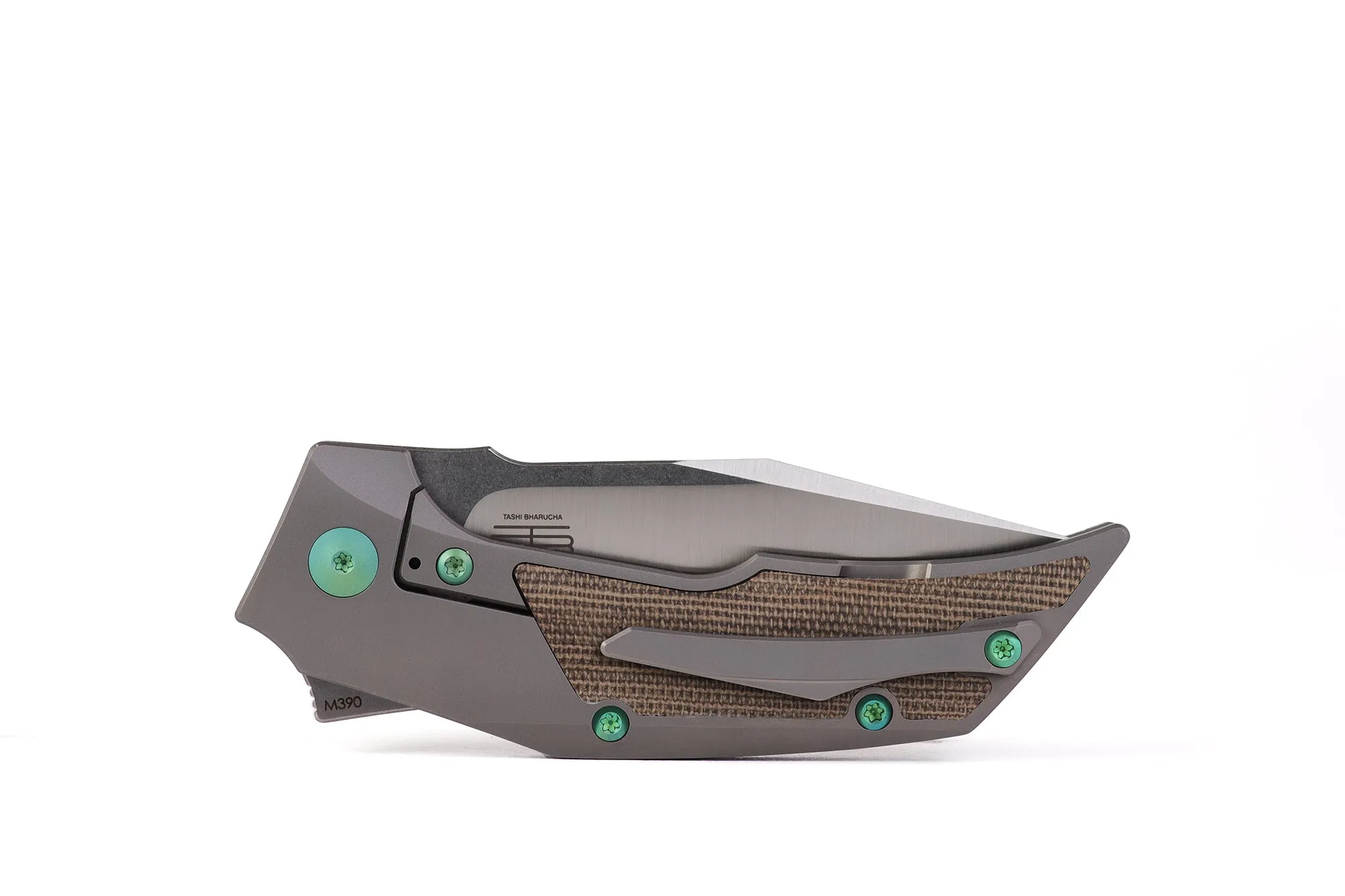 Reate T3000 Green Micarta Inlay (REA092)