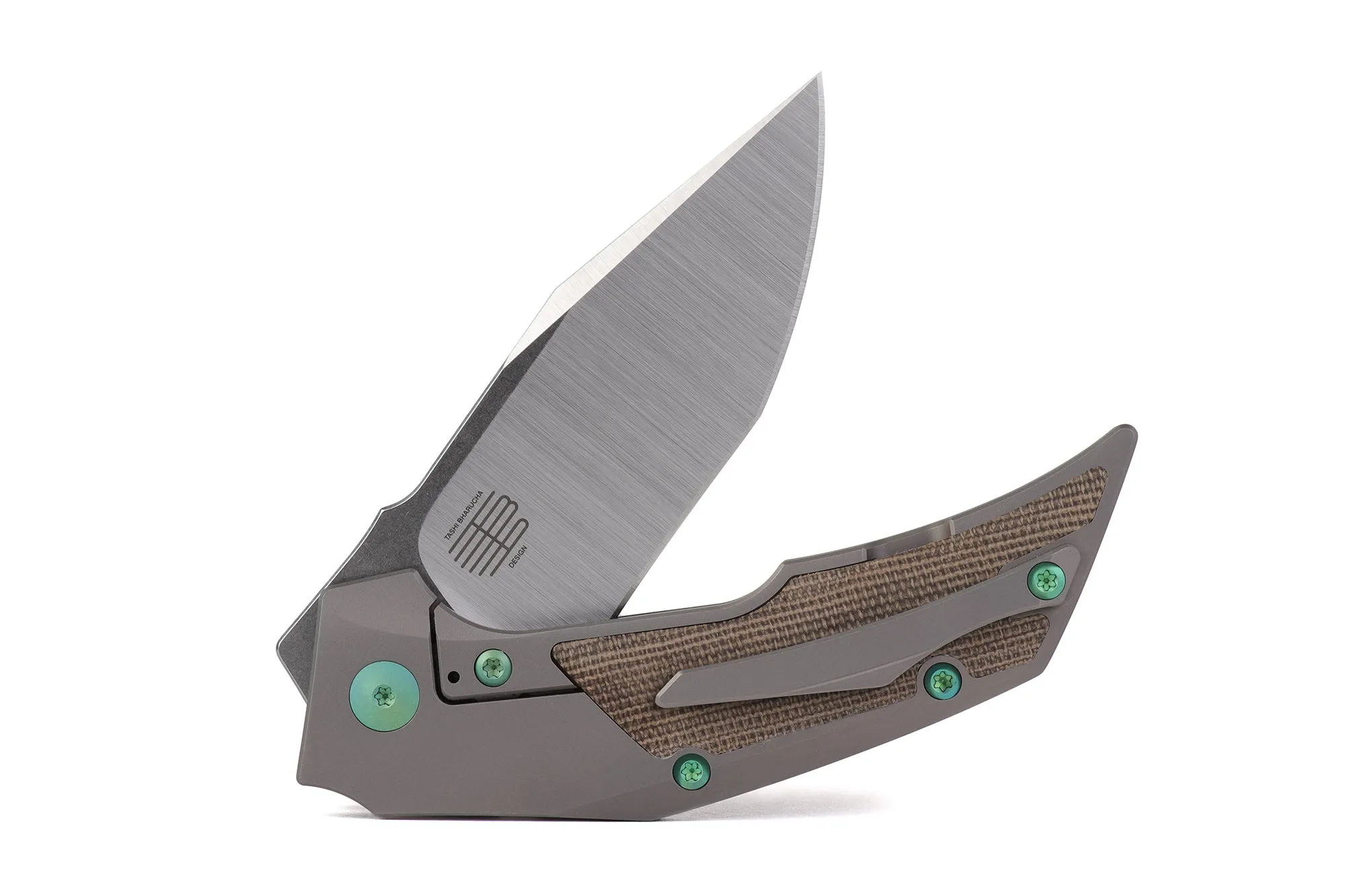 Reate T3000 Green Micarta Inlay (REA092)