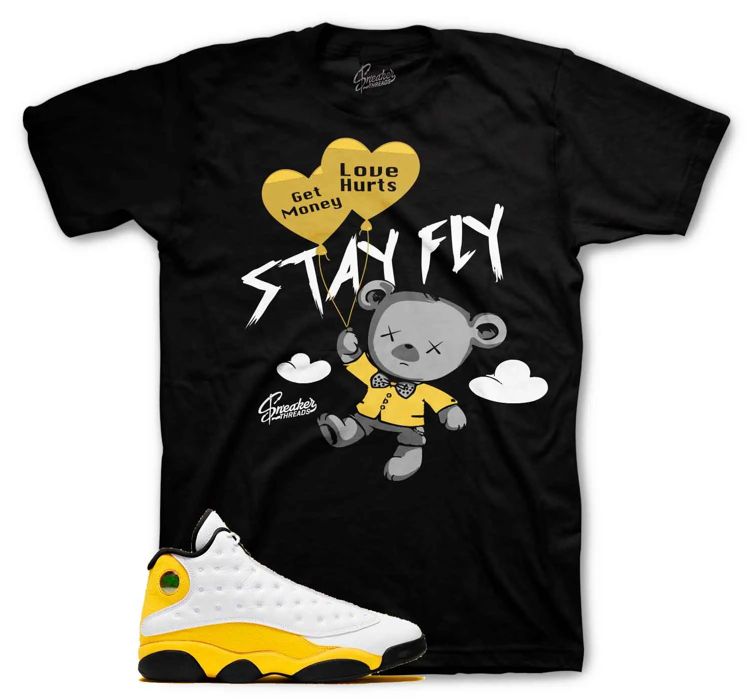 Retro 13 Del Sol Money Over Love Shirt