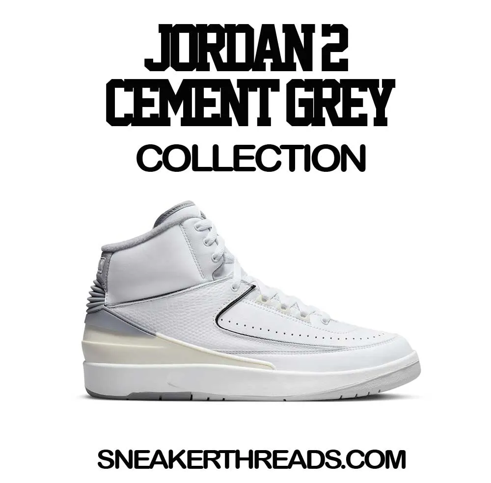 Retro 2 Cement Grey Self Made Shirt