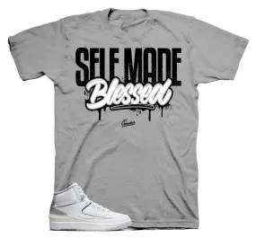 Retro 2 Cement Grey Self Made Shirt