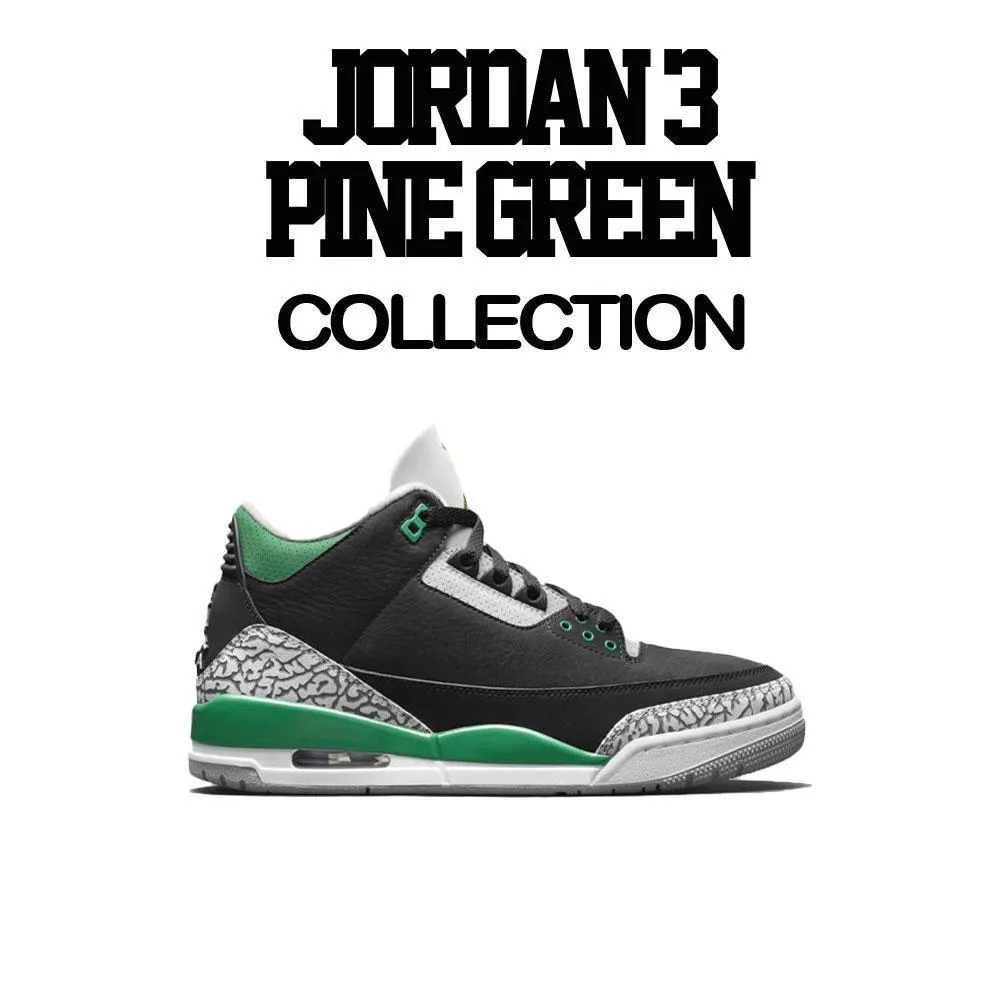 Retro 3 Pine Green Money Over Love Shirt