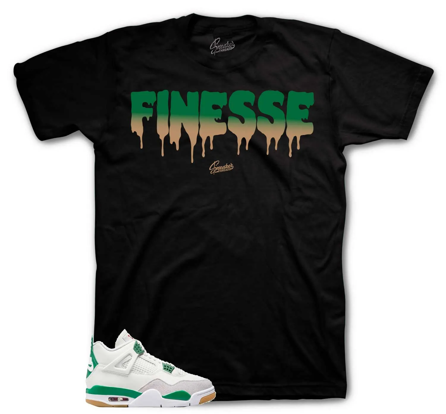 Retro 4 SB Pine Green Finesse Shirt