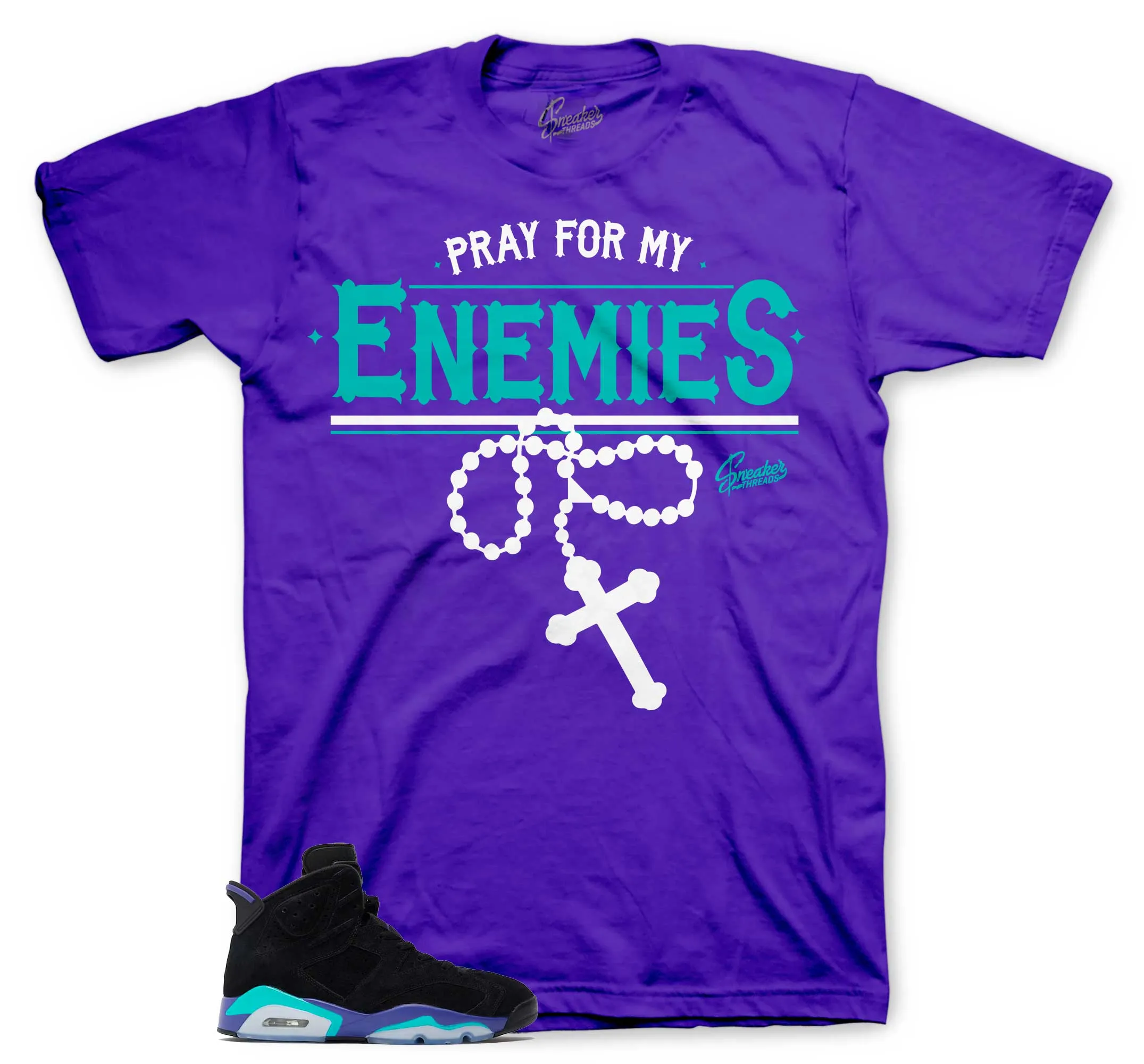 Retro 6 Aqua Enemies Shirt