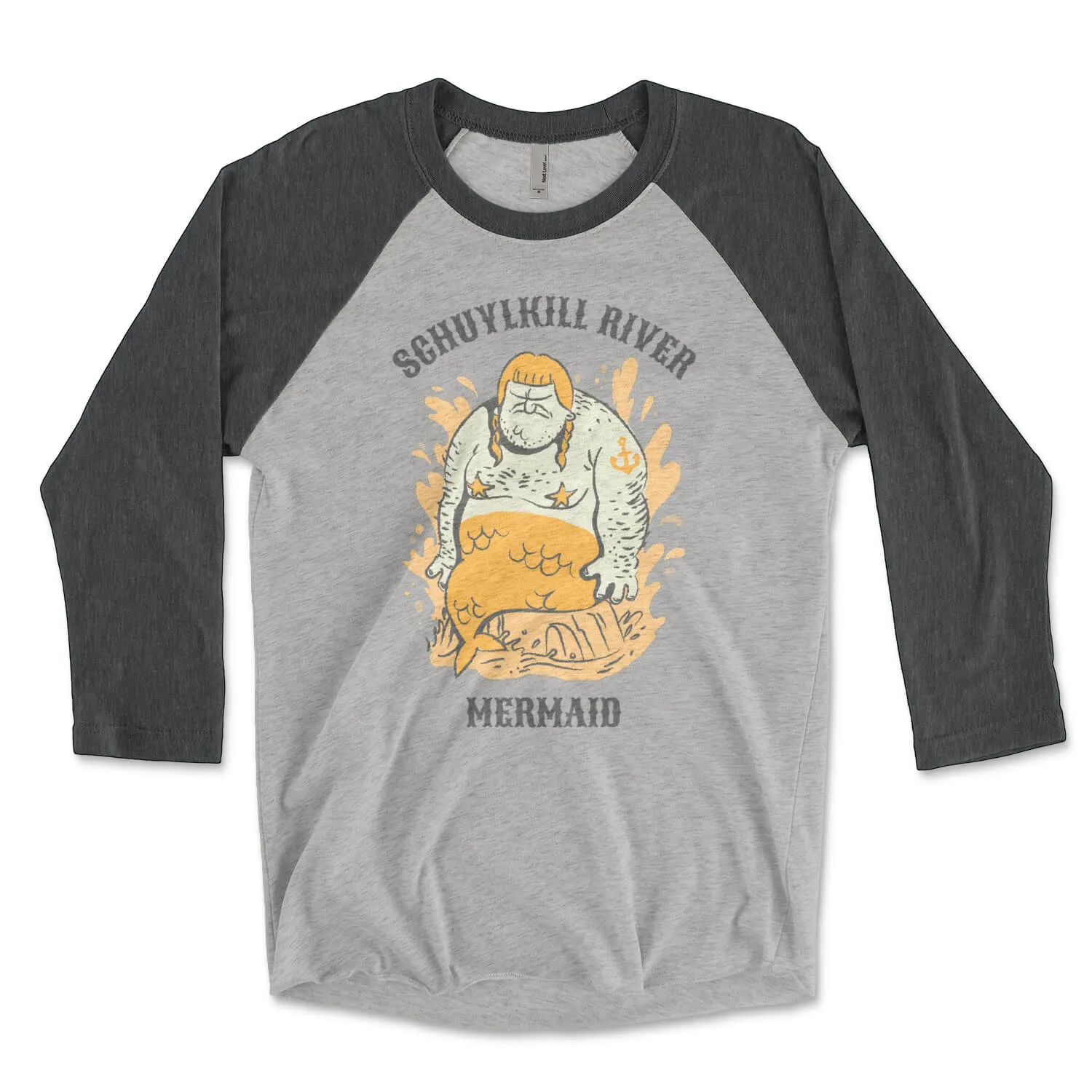 Schuylkill River Mermaid Raglan Tee