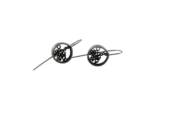 sea urchin earrings