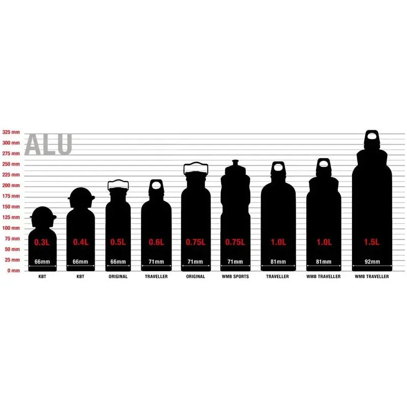 Sigg Traveller 1.0L Water Bottle - Black