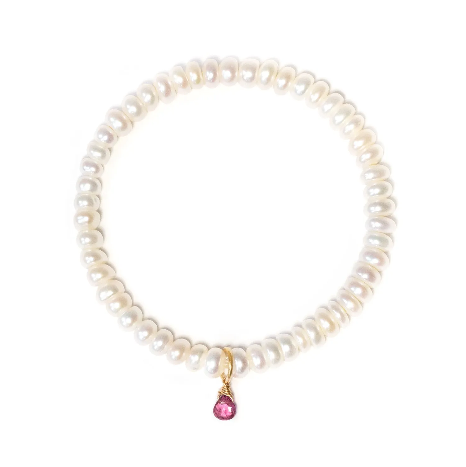 Social Bracelet | Pearl & Tourmaline