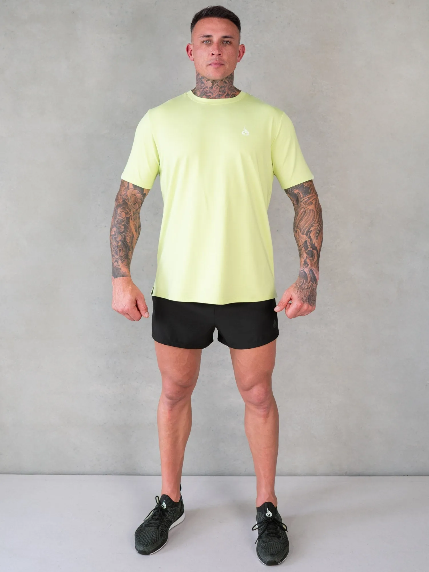 Soft Tech T-Shirt - Lime Marl