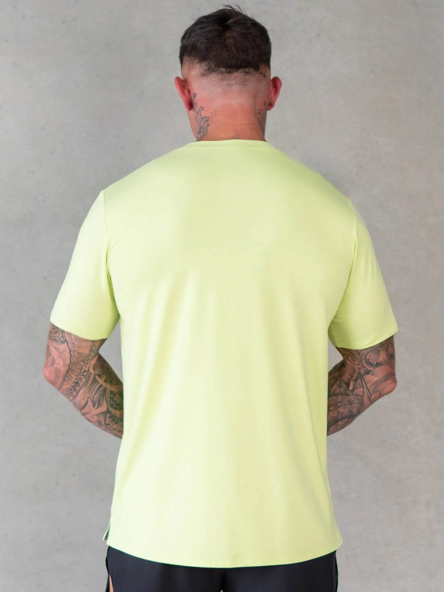 Soft Tech T-Shirt - Lime Marl