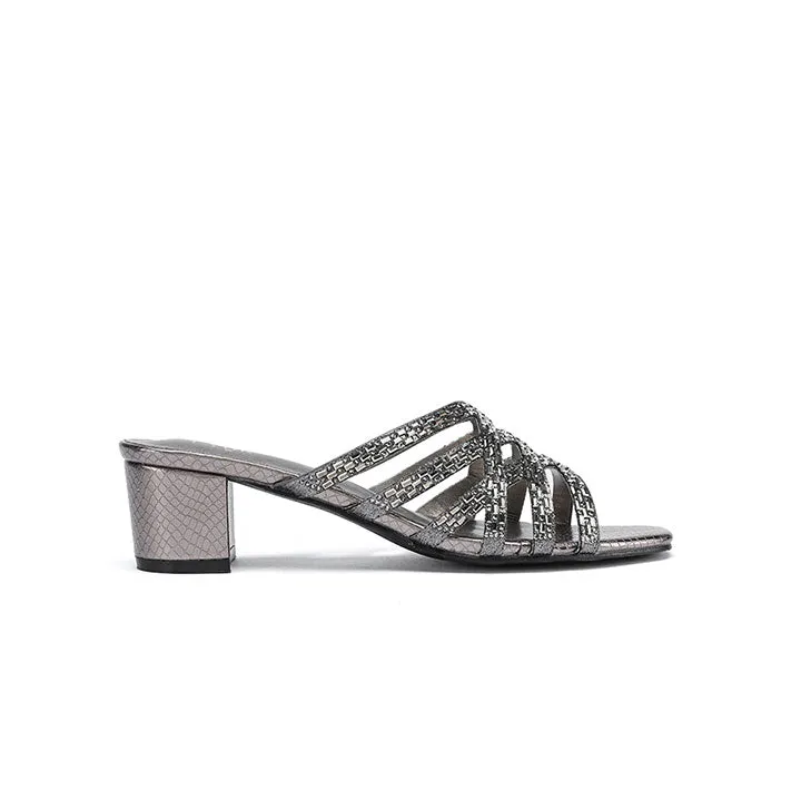 Square Toe Embellished Mule HL 184