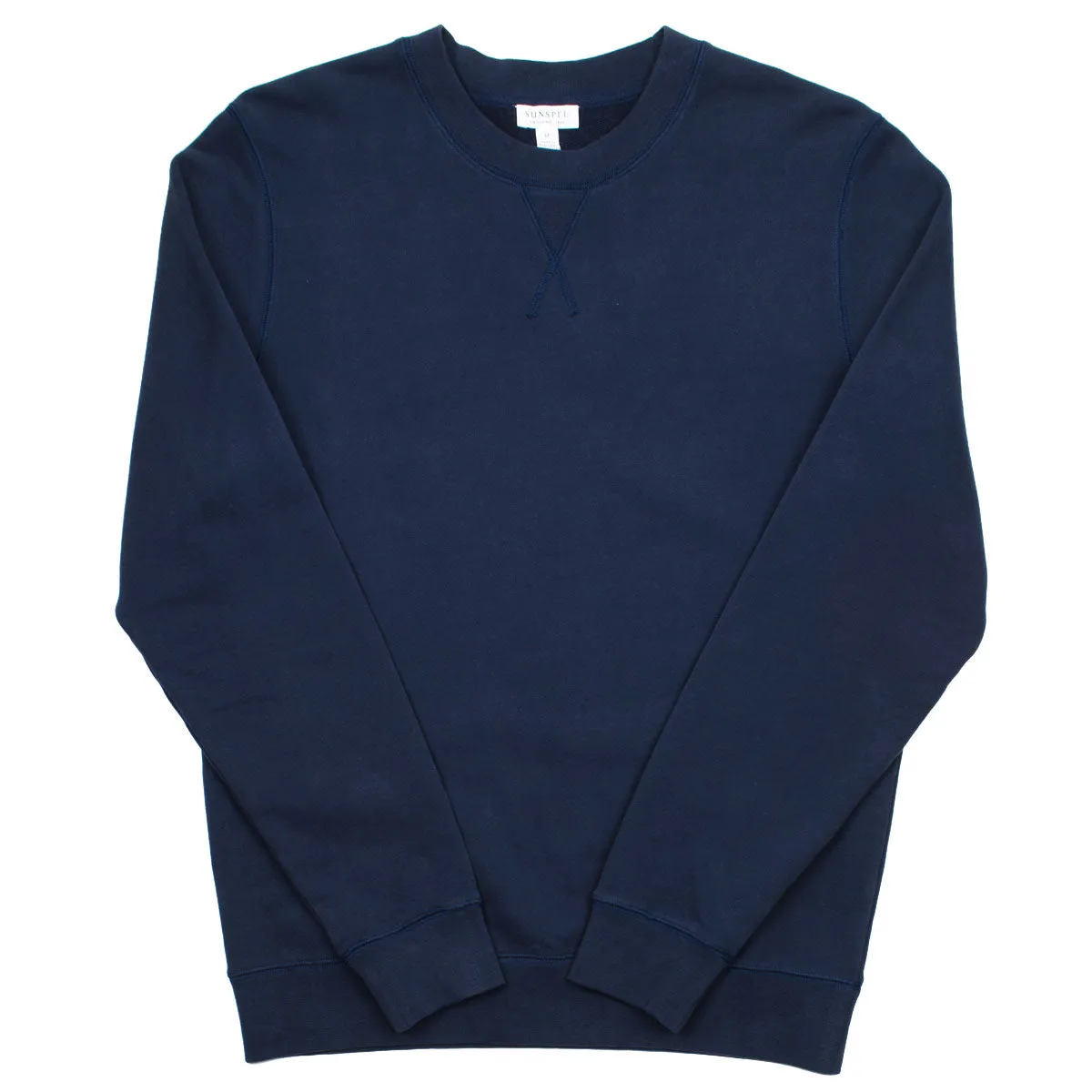 Sunspel - Loopback Sweatshirt - Navy