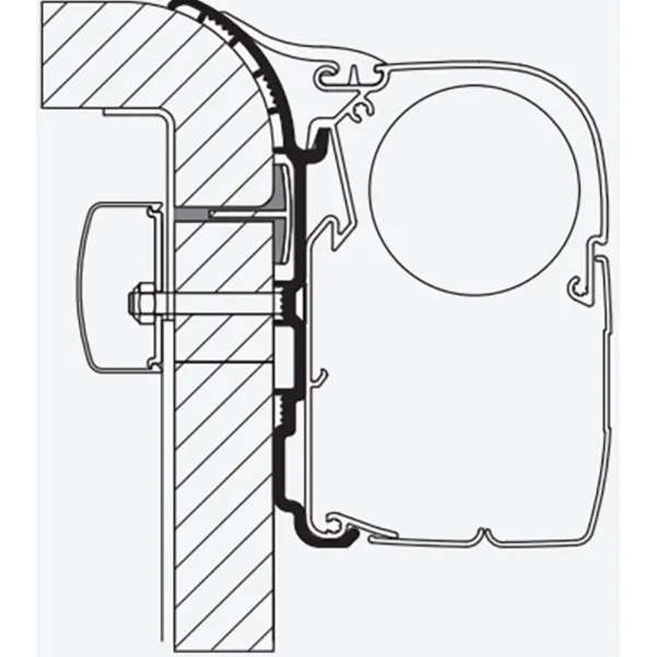 Thule Omnistor Buerstner Awning Adapter