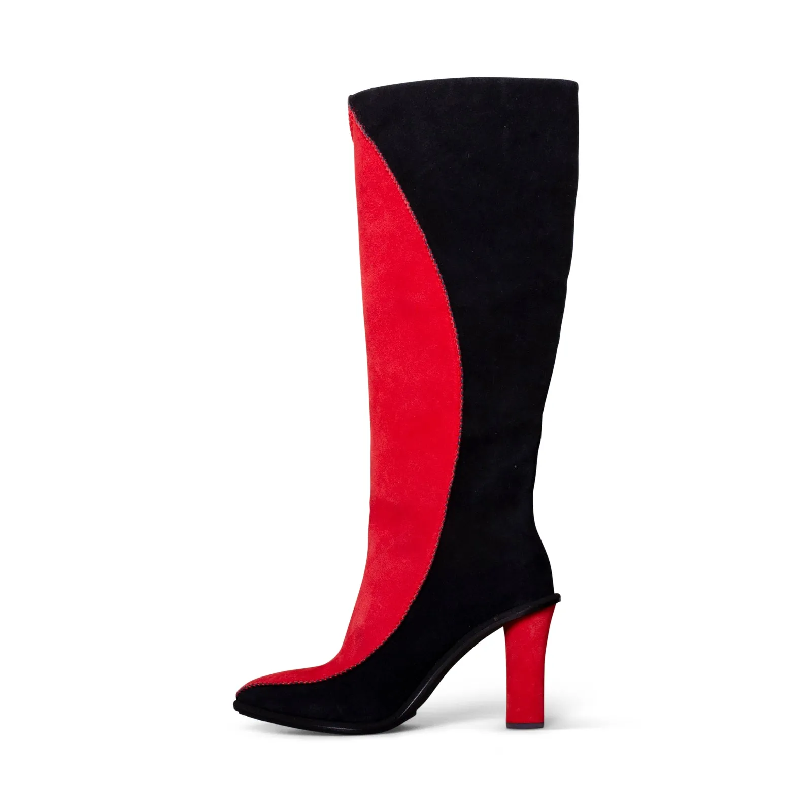 UGG X Tschabalala Self Fatale Heel Black / Red Boot - Women's