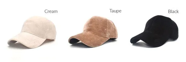 Velour Ball Hat