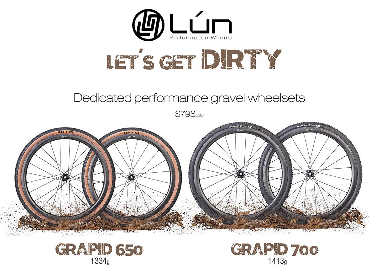 Winspace LUN Grapid 700c Gravel Wheelset Shimano HG