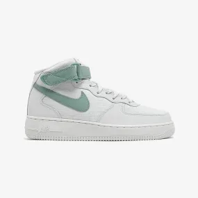 WMN'S AIR FORCE 1 '07 MID 'SUMMIT WHITE/MINERAL-SAIL'